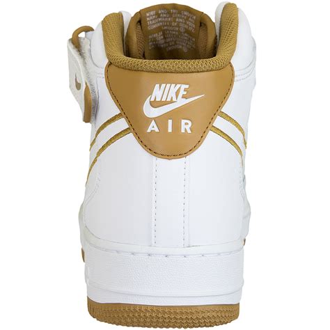 nike air force 1 braun weiß